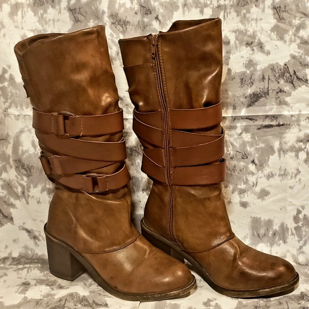 Blowfish brown heeled boots